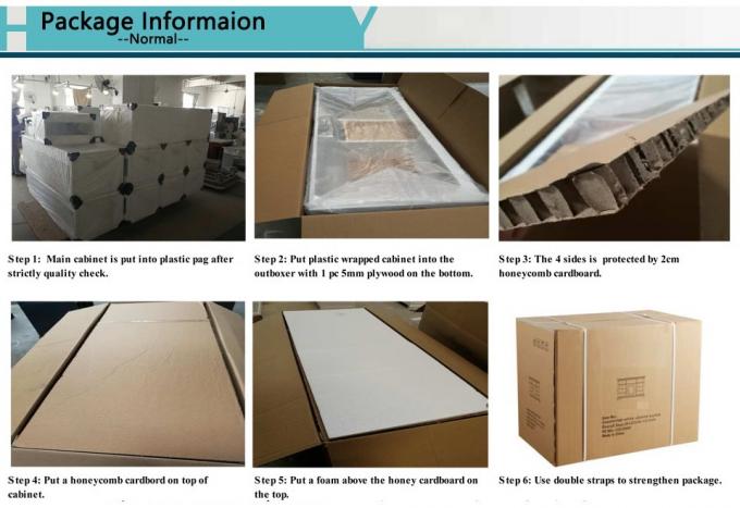 Ayaklı PVC Parlak Parlak Banyo Dolabı Combo
