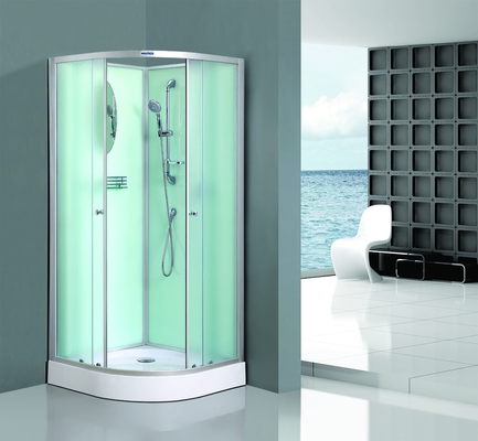Banyo Beyaz Sektörü Duş Kabini Aynalı Çerçeveli Shinning Krom