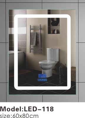 Ayarlanabilir 50X70 Duvara Asılı Banyo Aynası Işıklı Enerji Tasarrufu 600 * 800mm