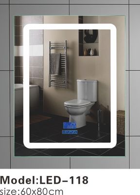 Ayarlanabilir 50X70 Duvara Asılı Banyo Aynası Işıklı Enerji Tasarrufu 600 * 800mm