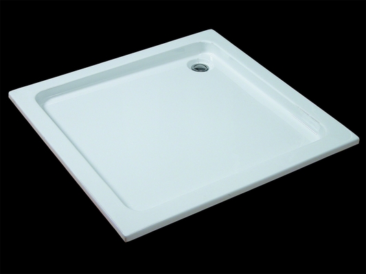 750mm 760mm Yüksek Taraflı ABS Duş Teknesi Dikdörtgen Kuvars Katı Yüzey Modern